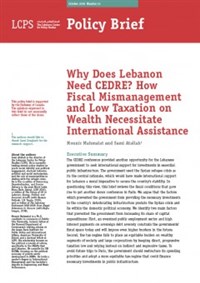 Why Does Lebanon Need CEDRE? How Fiscal Mismanagement and Low Taxation on Wealth Necessitate International Assistance