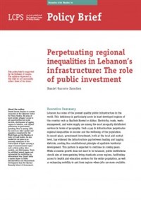 Perpetuating regional inequalities in Lebanon’s infrastructure: The role of public investment