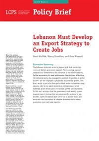 Lebanon Must Develop an Export Strategy to Create Jobs