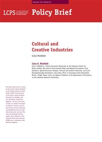 Economic Sectoral Series: Cultural and Creative Industries