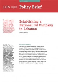 Establishing a National Oil Company in Lebanon