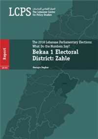 The 2018 Lebanese Parliamentary Elections: What Do the Numbers Say? Bekaa 1 Electoral District: Zahle