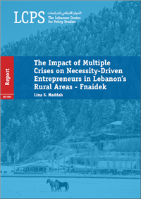 تأثير الأزمات المتعاقبة على رواد الأعمال بحكم الضرورة في المناطق الريفية في لبنان -  فنيدق