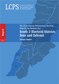 The 2018 Lebanese Parliamentary Elections: What Do the Numbers Say? South 2 Electoral District: Sour and Zahrani