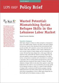 Wasted Potential: Mismatching Syrian Refugee Skills in the Lebanese Labor Market