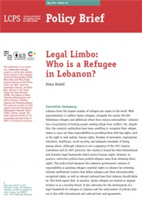 Legal Limbo: Who is a Refugee in Lebanon?