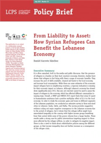 From Liability to Asset: How Syrian Refugees Can Benefit the Lebanese Economy
