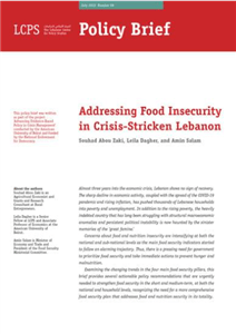 Addressing Food Insecurity in Crisis-Stricken Lebanon