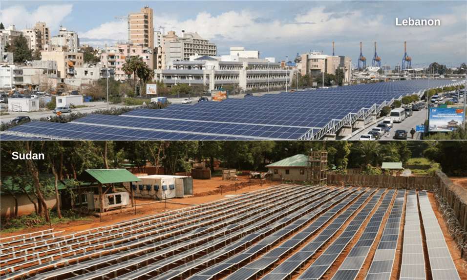 Energy Transition in the Context of Crises: Lebanon and Sudan